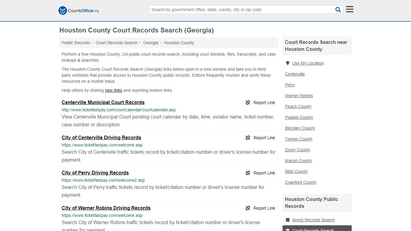 Court Records Search - Houston County, GA (Adoptions ...